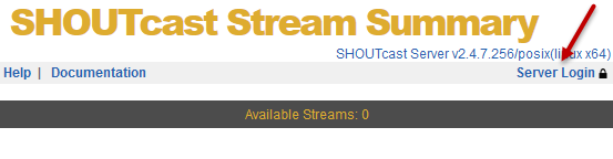 login_shoutcast